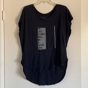 Good hYOUman black over size T